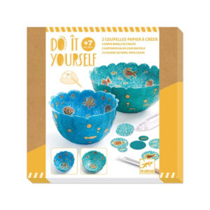 Do it yourself ciotole di carta blu