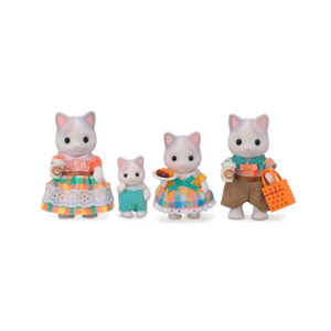 Famiglia gatti bianchi