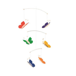 Mobile farfalle arcobaleno