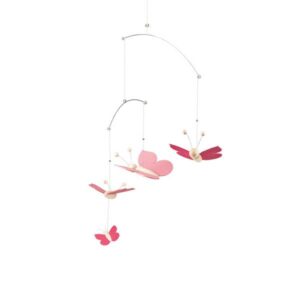 Mobile farfalle rosa