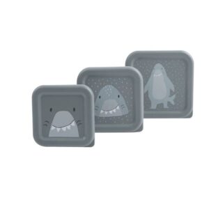 Set 3 scatole spuntino squalo
