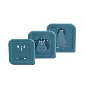 Set 3 scatole spuntino triceratopo
