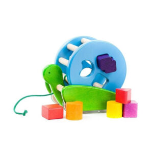 Tirare lumaca cubetti blu
