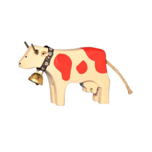 Mucca 1 rossa in piedi