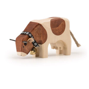 Mucca 2 Red Holstein che bruca