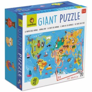 Giant puzzle La mappa degli animali