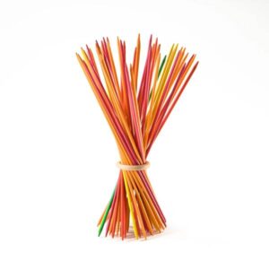 Mikado arancio e blu