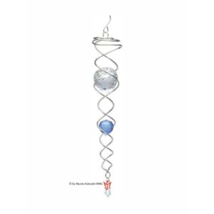 Spirale doppia 30 cm blu