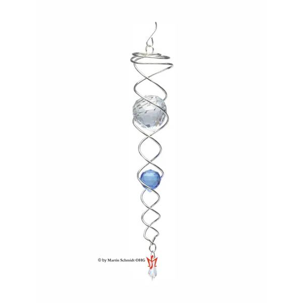 Spirale doppia 30 cm blu