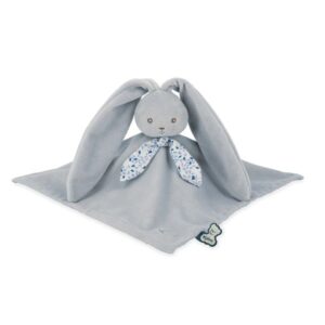 Doudou coniglio celeste
