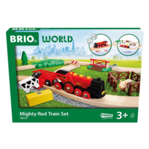Set grande locomotiva rossa