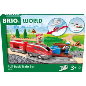 Set trenino con carica a molla