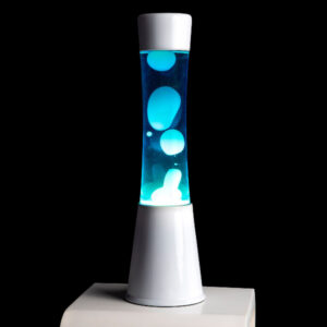 Lava lamp tower ciano