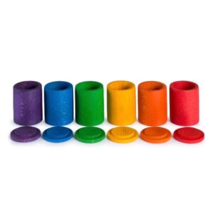 6 cup with lid colorato