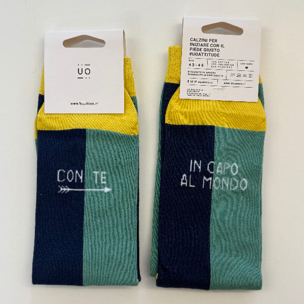 Calze "Con te in capo al mondo" - immagine 2