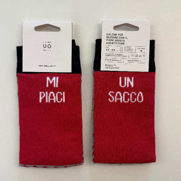 Calze "Mi piaci un sacco"
