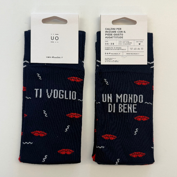 Calze "Ti voglio un mondo di bene"