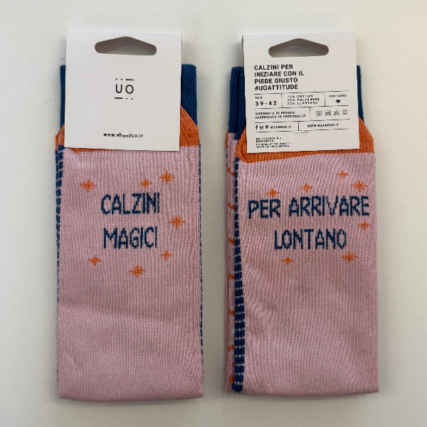 Calze "Calzini magici per arrivare lontano"