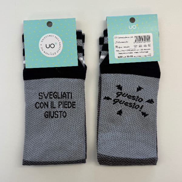 Calze "Svegliati con il piede giusto"