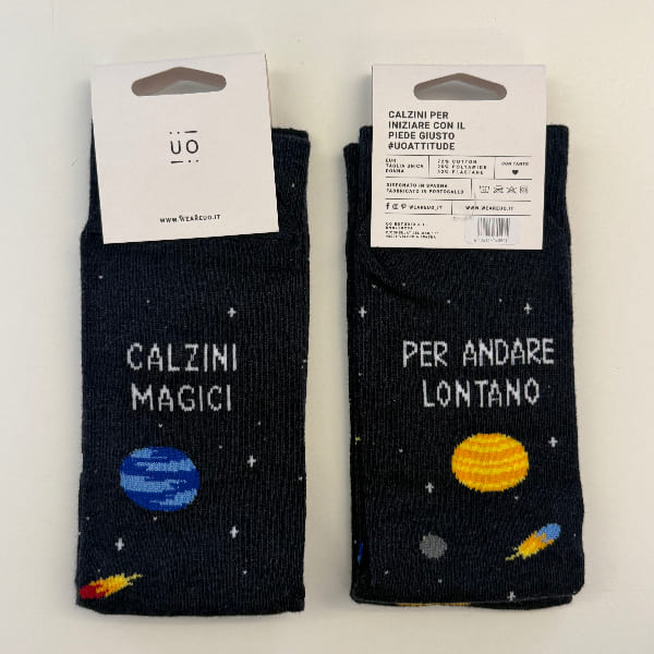 Calze "Calzini magici per andare lontano"