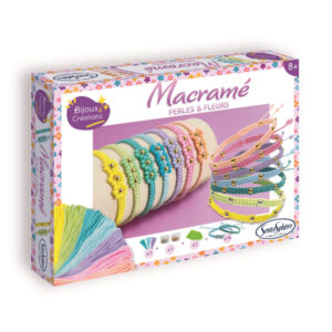 Macramé perle & fiori