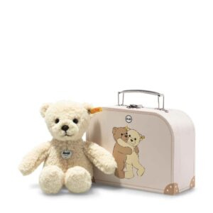 S Orso Mila con valigia