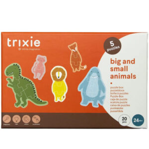 Puzzle big and small animlas