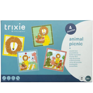 Puzzle animal picnic