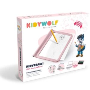 Tavola da disegno luminosa rosa