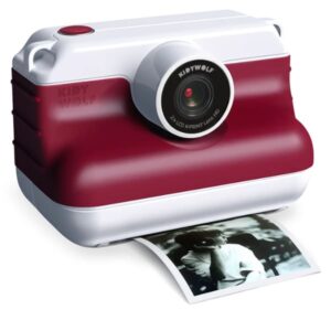 Macchina fotografica istantanea rossa