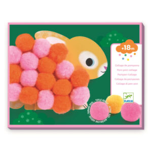 Collage pompom animali