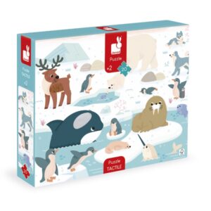 Puzzle tattile animali polari
