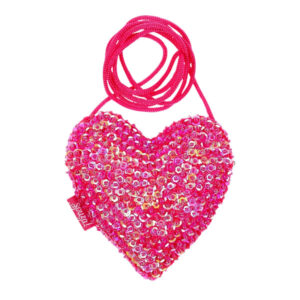 Borsetta cuore fucsia