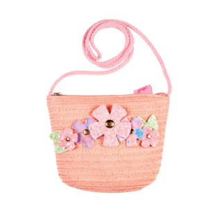 Borsetta vimini rosa