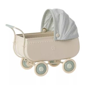 Carrozzina vintage blu