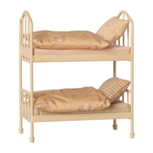 Letto a castello marrone