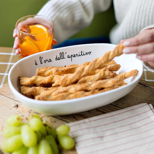 Piatto ovale fondo È l'ora dell'aperitivo - immagine 2